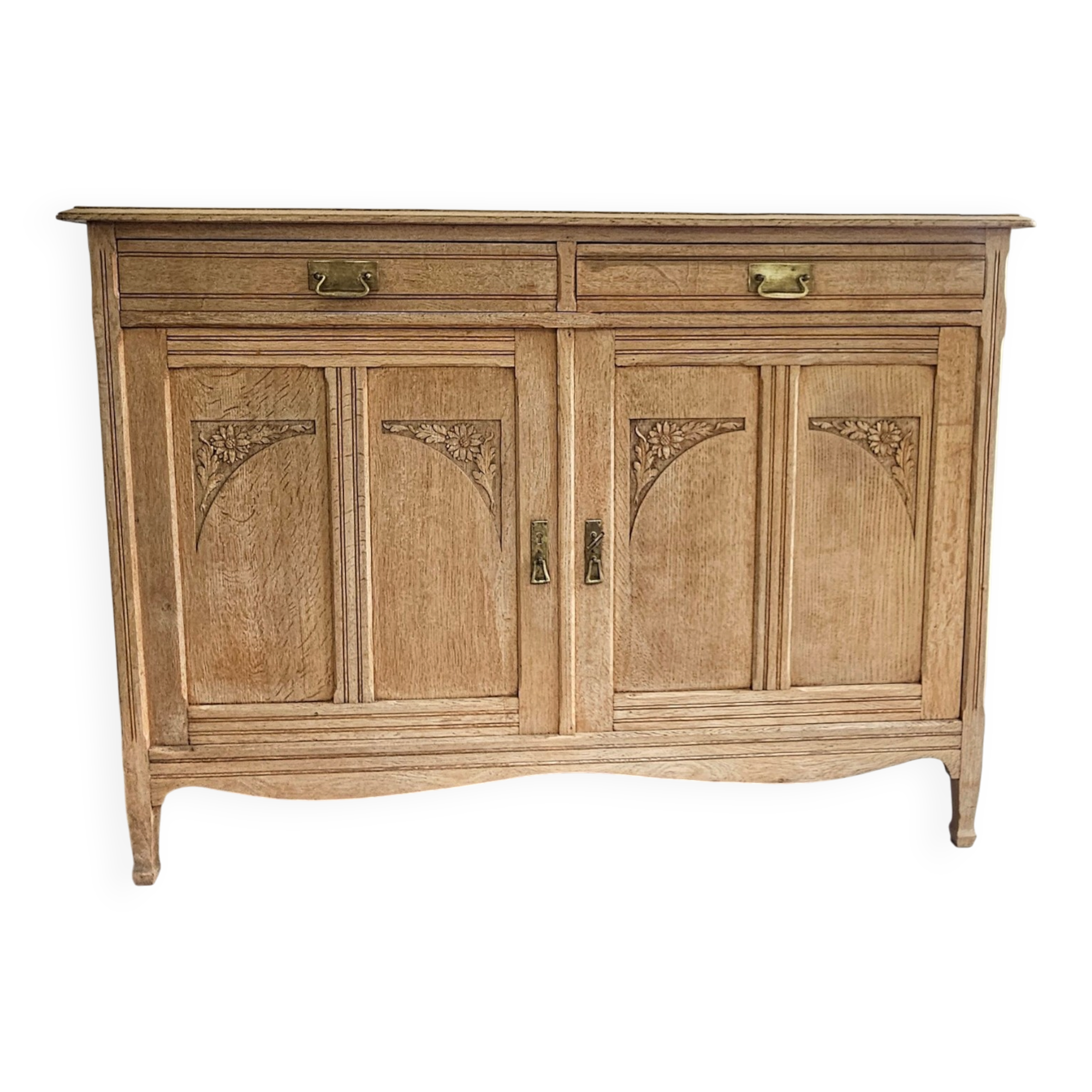 old school buffet Parisian furniture oak Art Deco