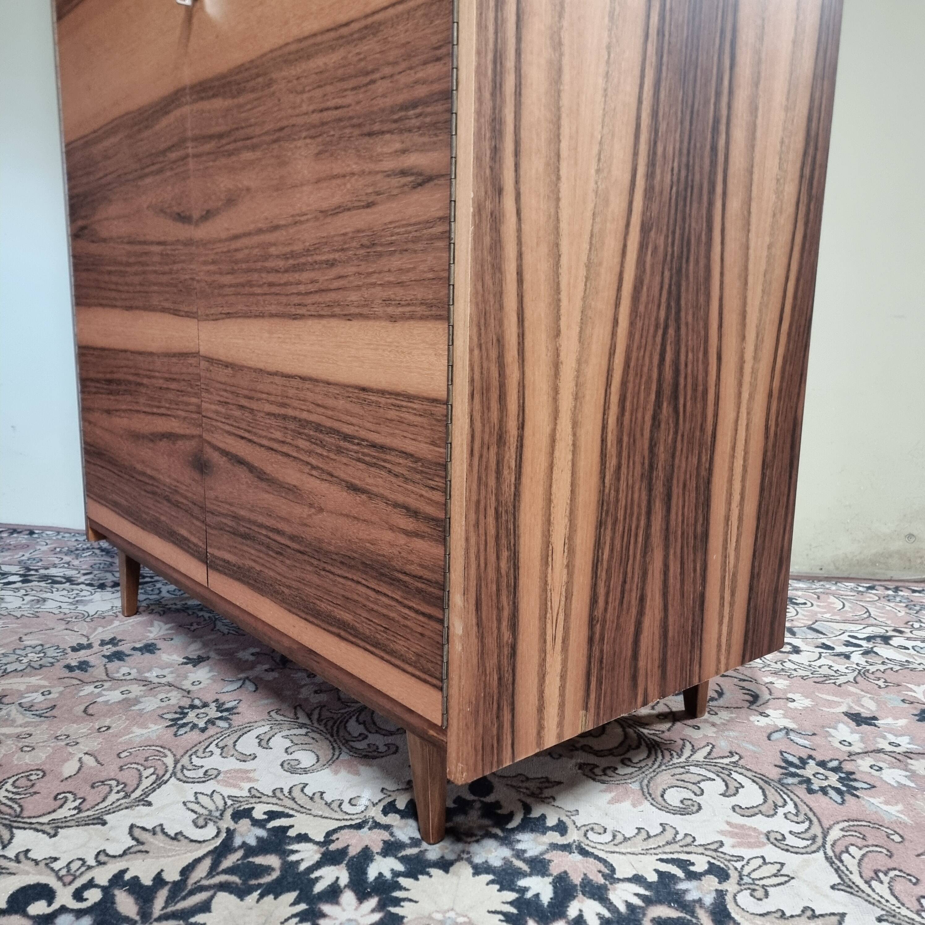 Vintage Wardrobe in Walnut, 1970s
