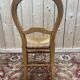 Série de 6 chaises paillées Louis Philippe
