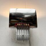 Vintage Postmodern Spanish wall sconces model Arqui Pe in aluminium by O. & S. Devesa for Metalarte, 1990s, set of 2