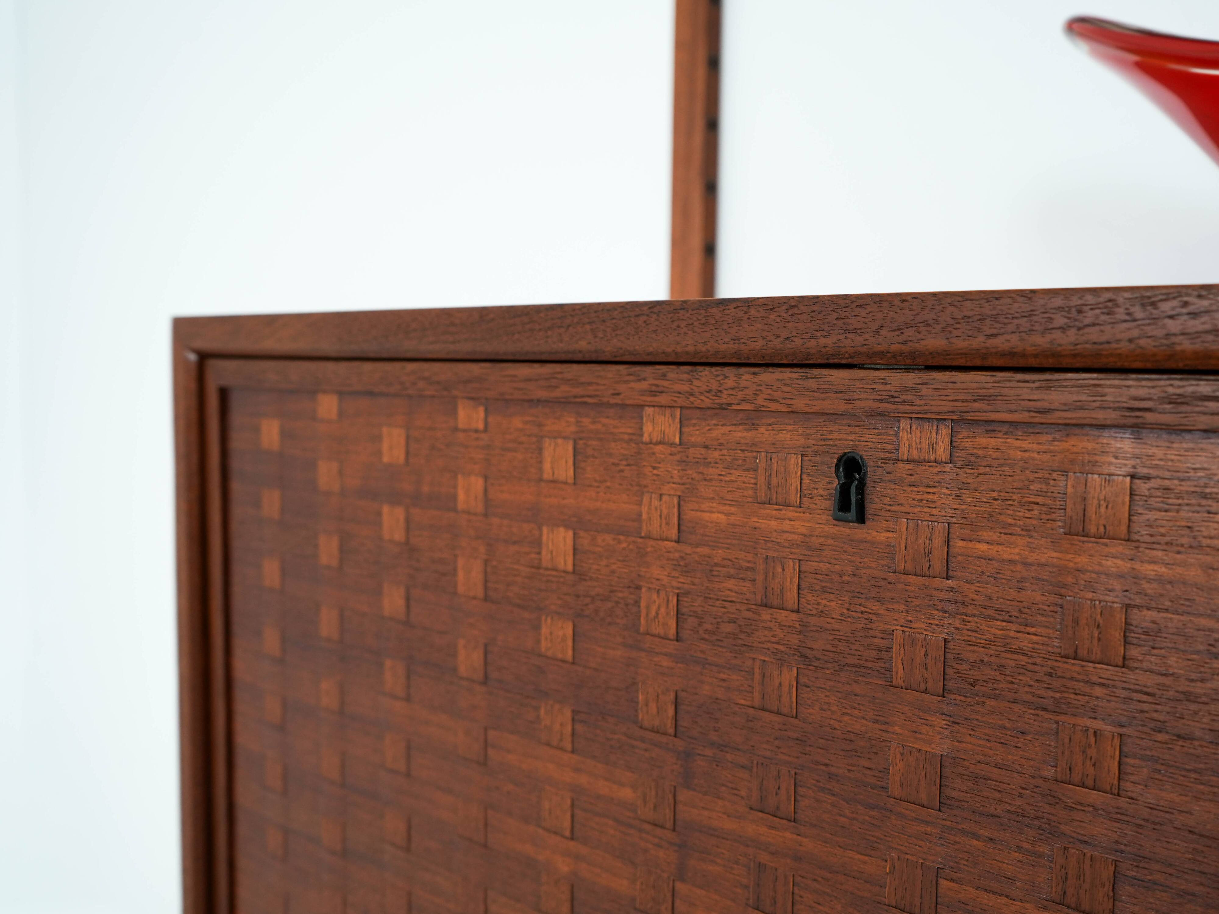 Teak shelving unit, Danish design, 1960s, designer: Poul Cadovius