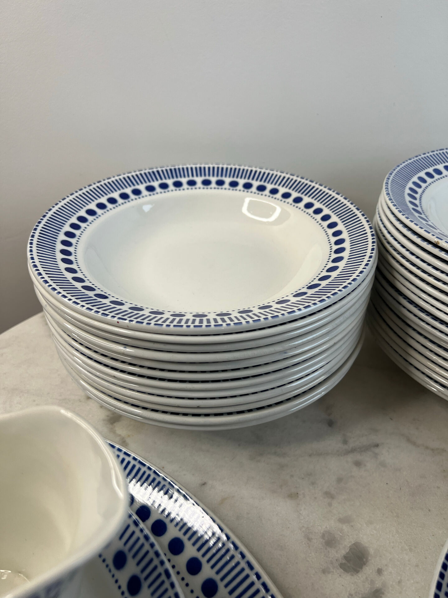 Service de table Sarreguemines collection Béatrice, 33 pièces