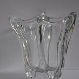 Signed vintage Daum Crystal vase