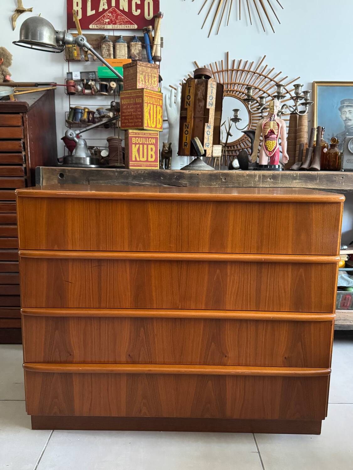 Commode vintage en teck
