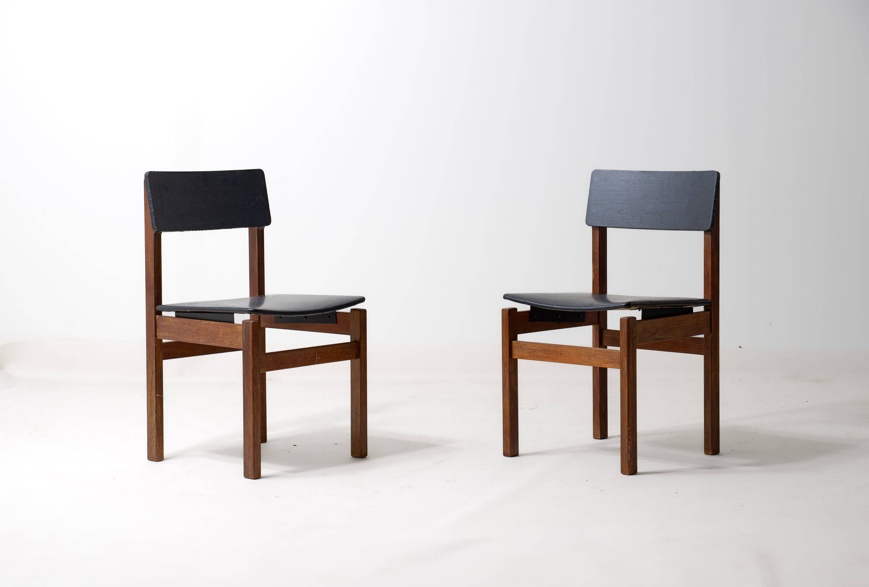 Mid-century set of 'Abstracta' chairs by De Jos de Mey
