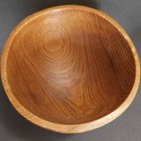 Vintage wooden fruit bowl