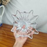 Daum France Crystal Starfish Fruit Bowl, Vintage 70s