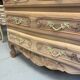 Louis XV chest of drawers in raw wood