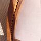 pair of Art Nouveau chairs, cane and faux leather