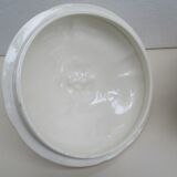 Old soup tureen Sarreguemines ivory