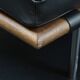 Daybed Black Leather Mies Van Der Rohe Knoll Seats