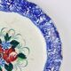 Antique ceramic plate from Mondovì, Italy, 19th century