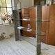 Roche Bobois stone and glass sculpture shelf 1970s