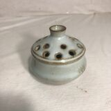 Old Vase Spades flowers 16 holes ceramic Decoration Vintage