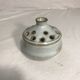 Old Vase Spades flowers 16 holes ceramic Decoration Vintage
