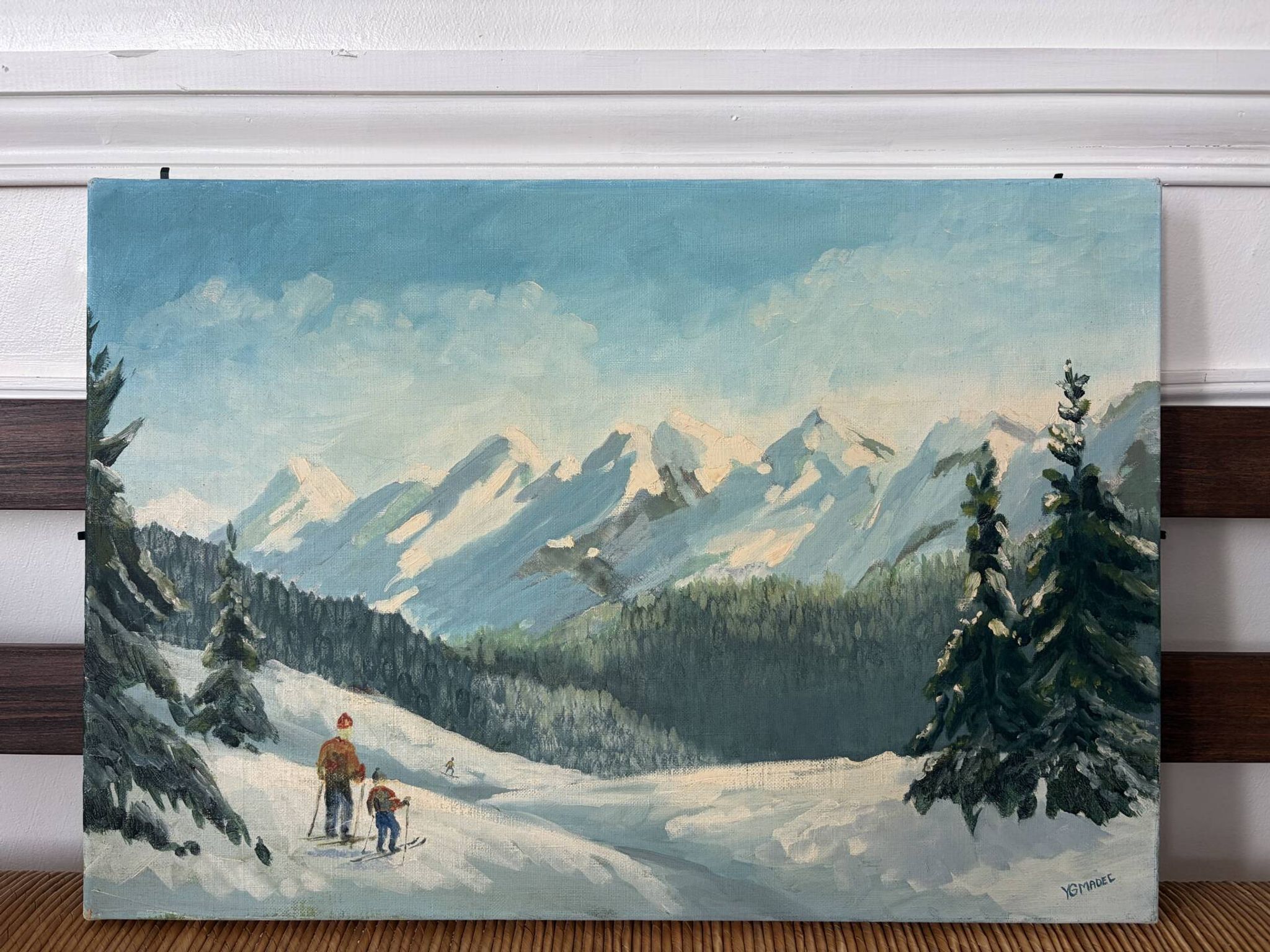 Oil painting landscape signed 40cm x 55cm