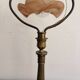 Art Nouveau Table Lamp Brass Gilded Marbled Glass Tulip Nancy School