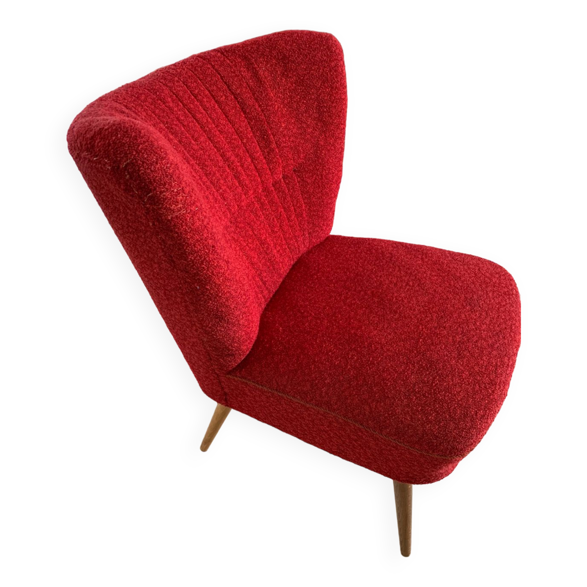 Armchair red cocktail 50s-60s