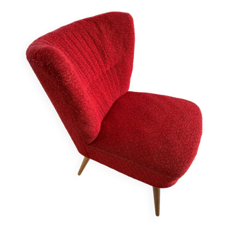 Armchair red cocktail 50s-60s