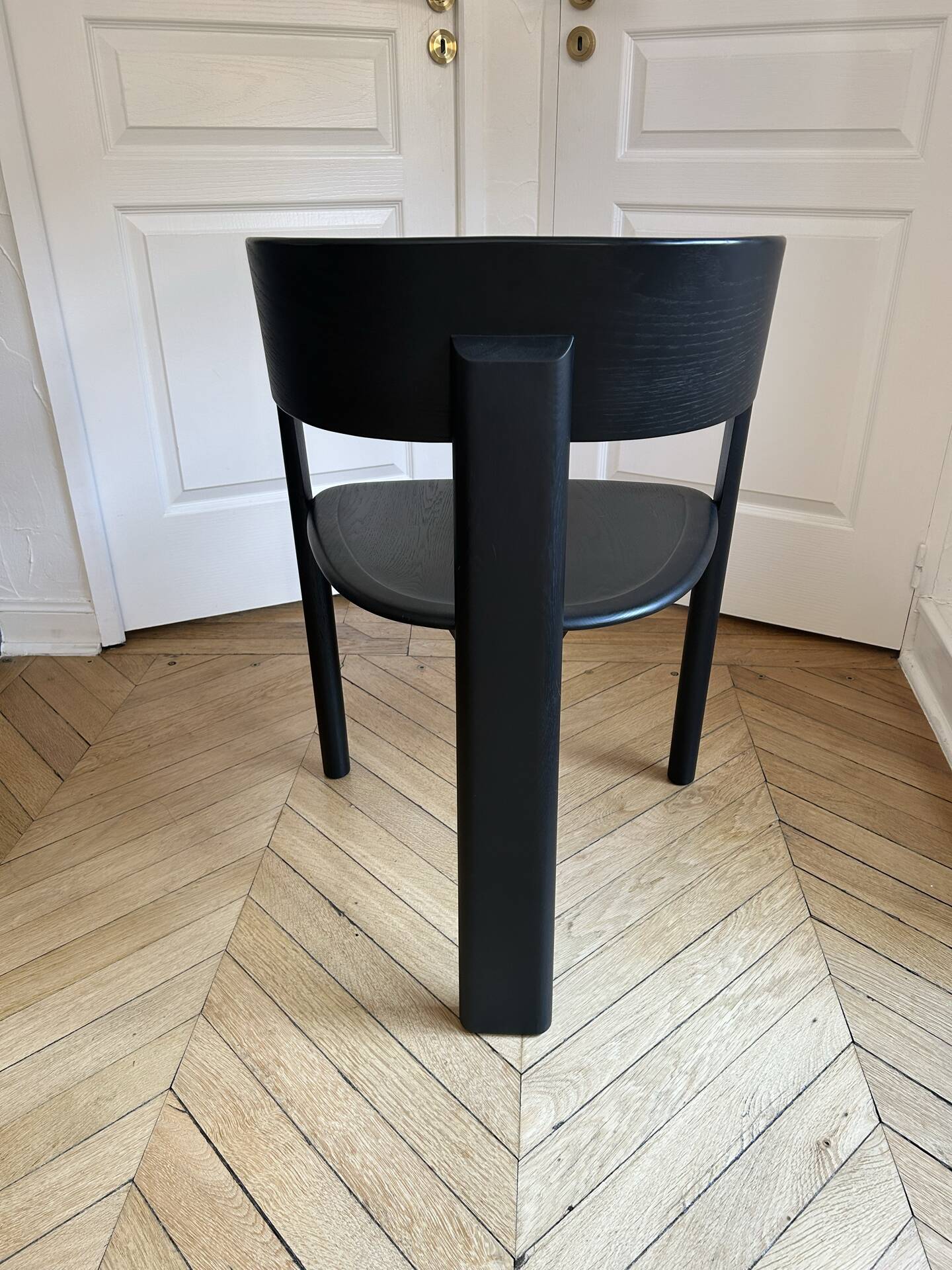 Fauteuil de table marais Emmanuel Gallina x AM.PM – chêne noir