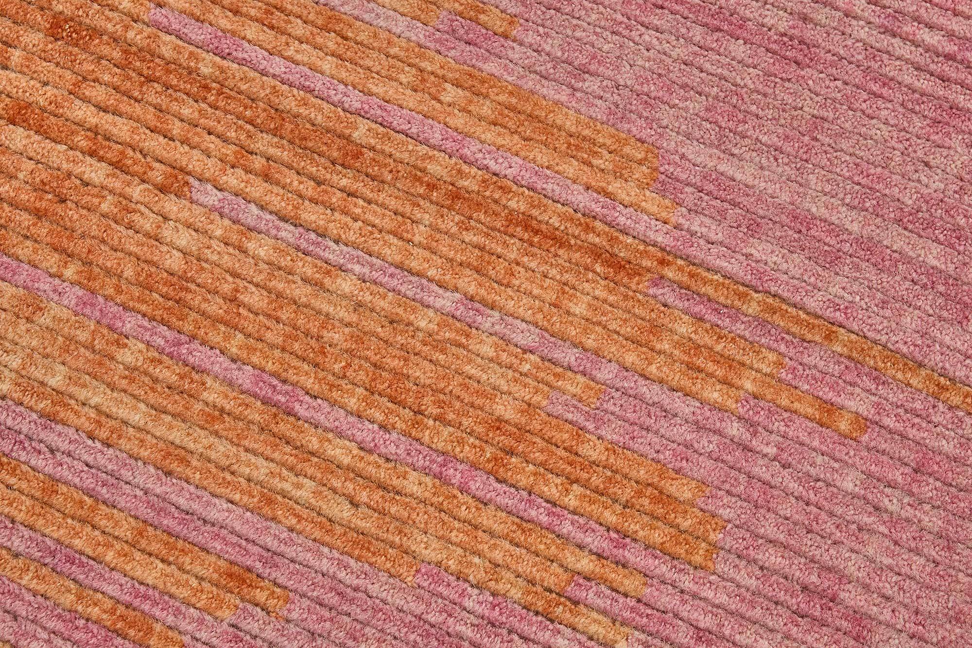 Turkish Handcrafted Loom Oushak Rug 73 cm x 367 cm