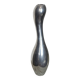 Large organic vase in polished aluminium cast.