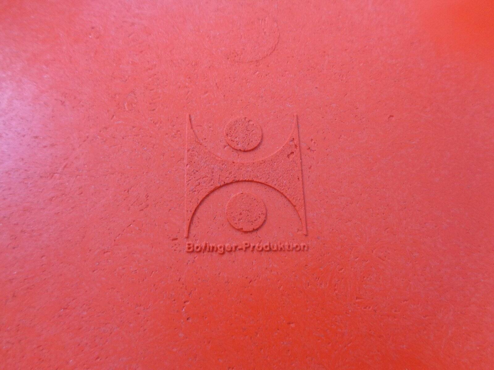 B1171 Fiberglass Stacking Chairs by Helmut Bätzner for Bofinger, 1960s, Set of 4