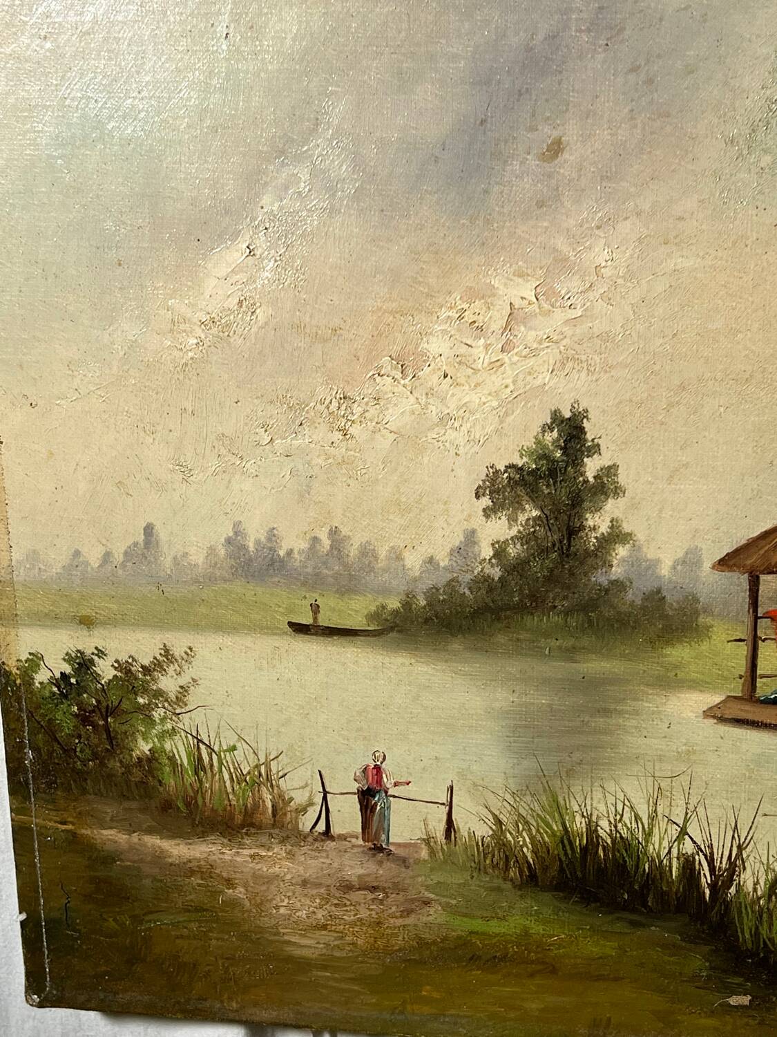 Pair of oils on canvas