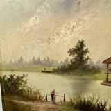 Pair of oils on canvas