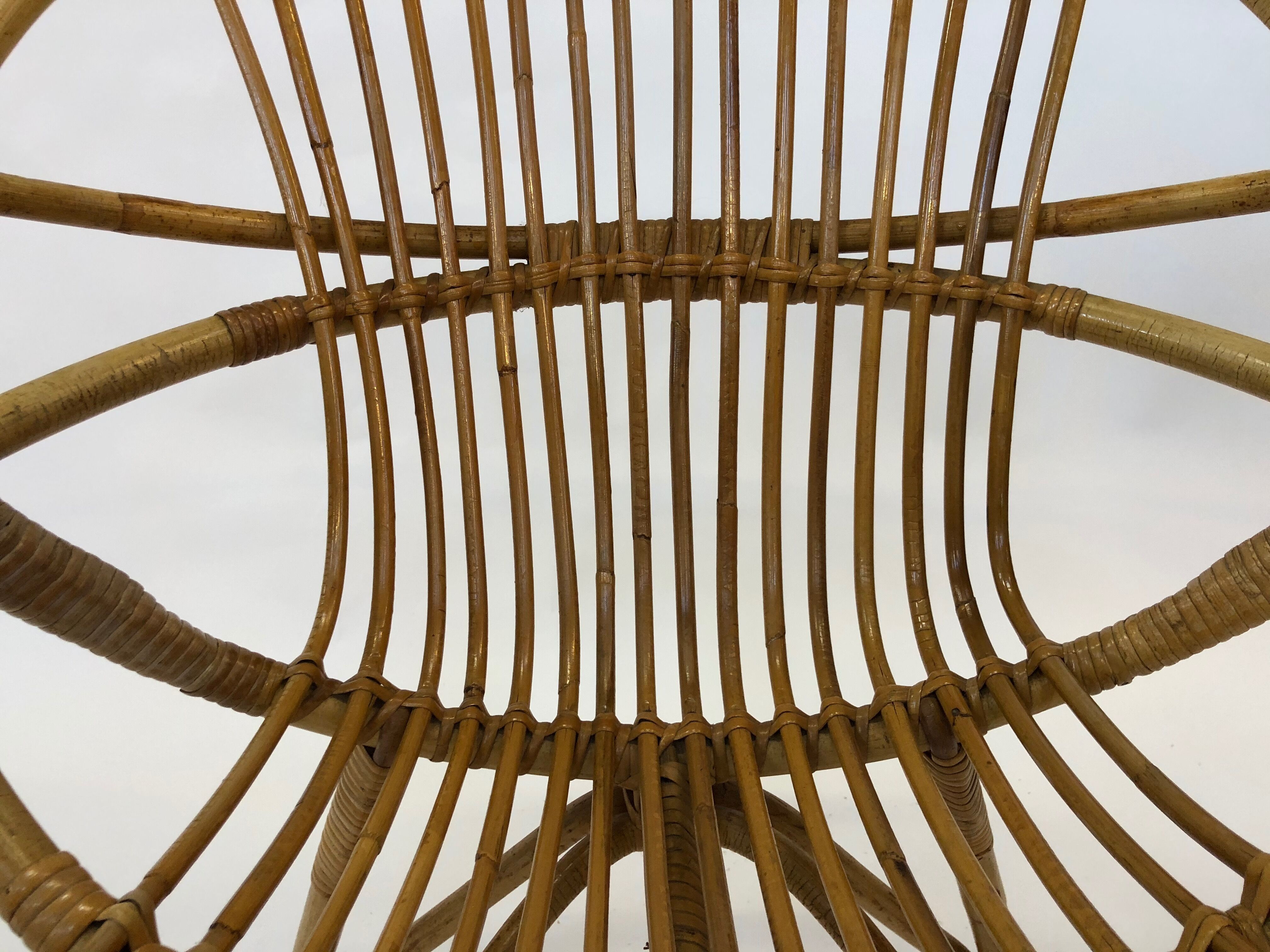 Fauteuil rotin Van Rohe Noordwolde, 1960