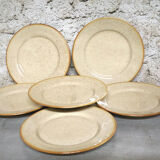 Set of 6 Polish ceramic dessert plates