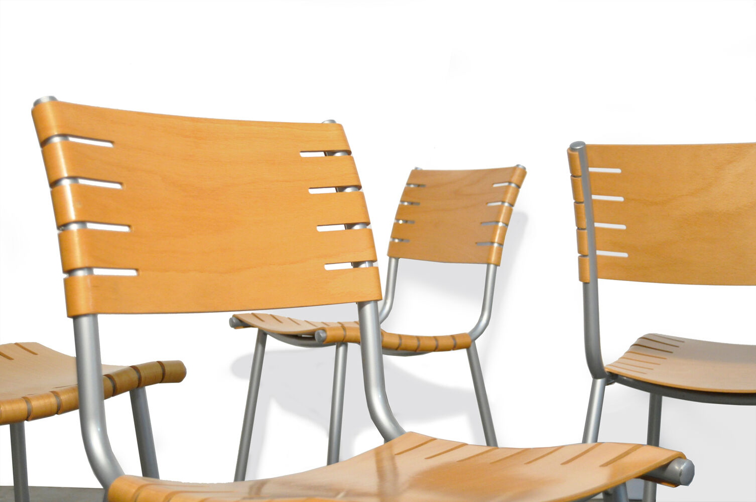 Set of 6 dining chairs by ruud jan kokke for harvink, netherlands 80s/90s