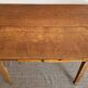 Authentic vintage farmhouse table in solid oak from the 50s and 60s