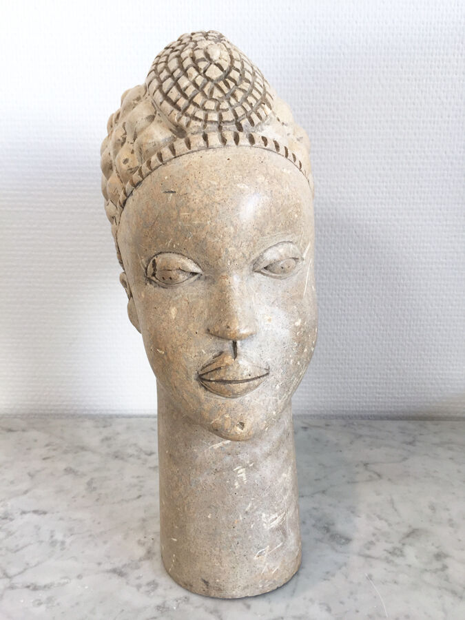African stone head, early 20th