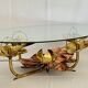 Sculptural coffee table with lighting by Henri Fernandez, France 70s