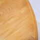 Table à manger ronde extensible vintage en bois
