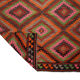 Anatolian handmade kilim rug 283 cm x 200 cm