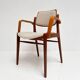 Ensemble de 4 chaises rembourrées Hartmut Lohmeyer pour Wilkhahn, années 1960.