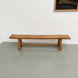2m solid elm bench