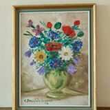 Floral still life by Carin Brandels Engqvist