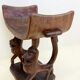 Trône royal "Fon" en bois sculpté – Bénin, XXᵉ siècle