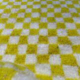 Yellowza checkerboard rug 182x132cm