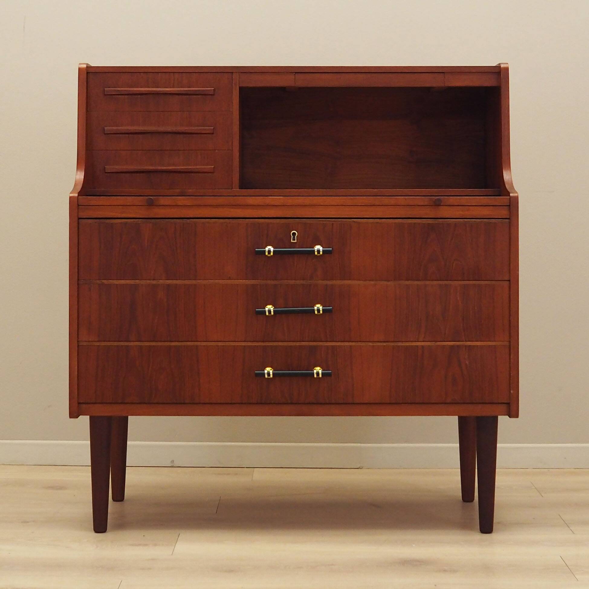 Teak secretary, Danish design, 1970s, production: Denmark