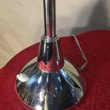 Pair of large chrome desk lamps from the 1970s, very good condition, 70 x 30 cm