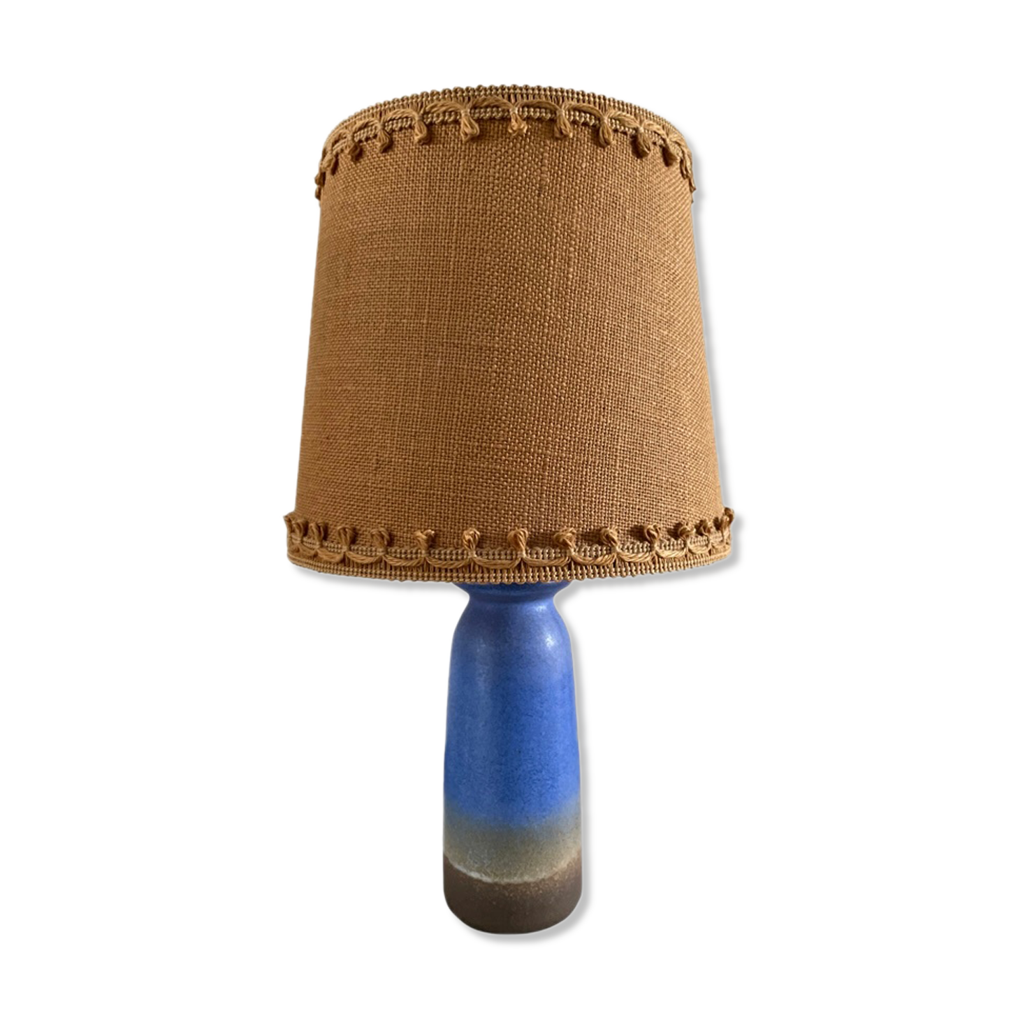 Lampe à poser en grès électrifiée à neuf