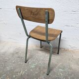Green school chair