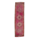 Tapis de couloir rose vintage, 88 x 334 cm