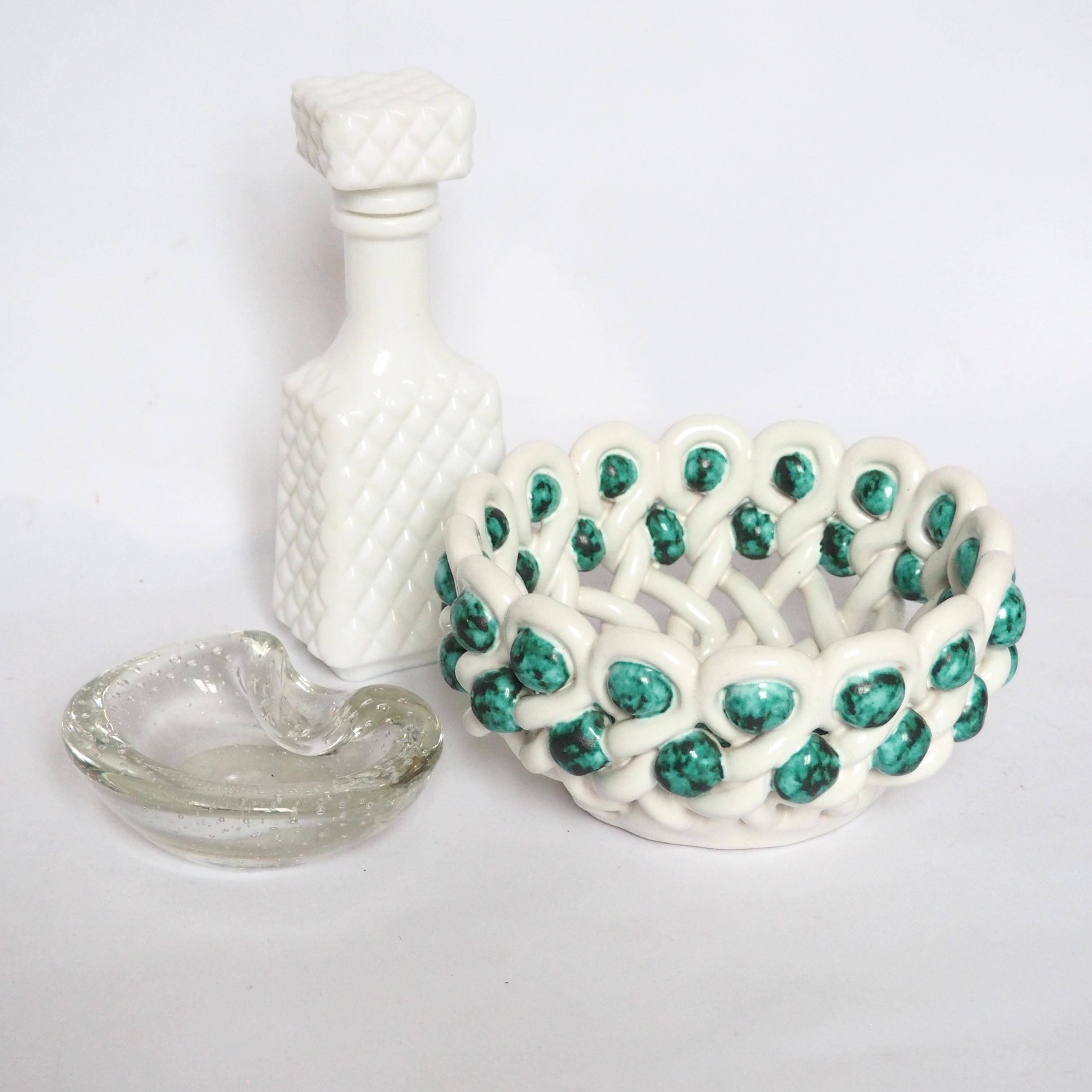 Opaline whisky carafe