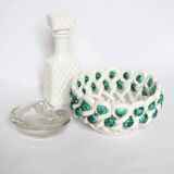 Carafe whisky opaline