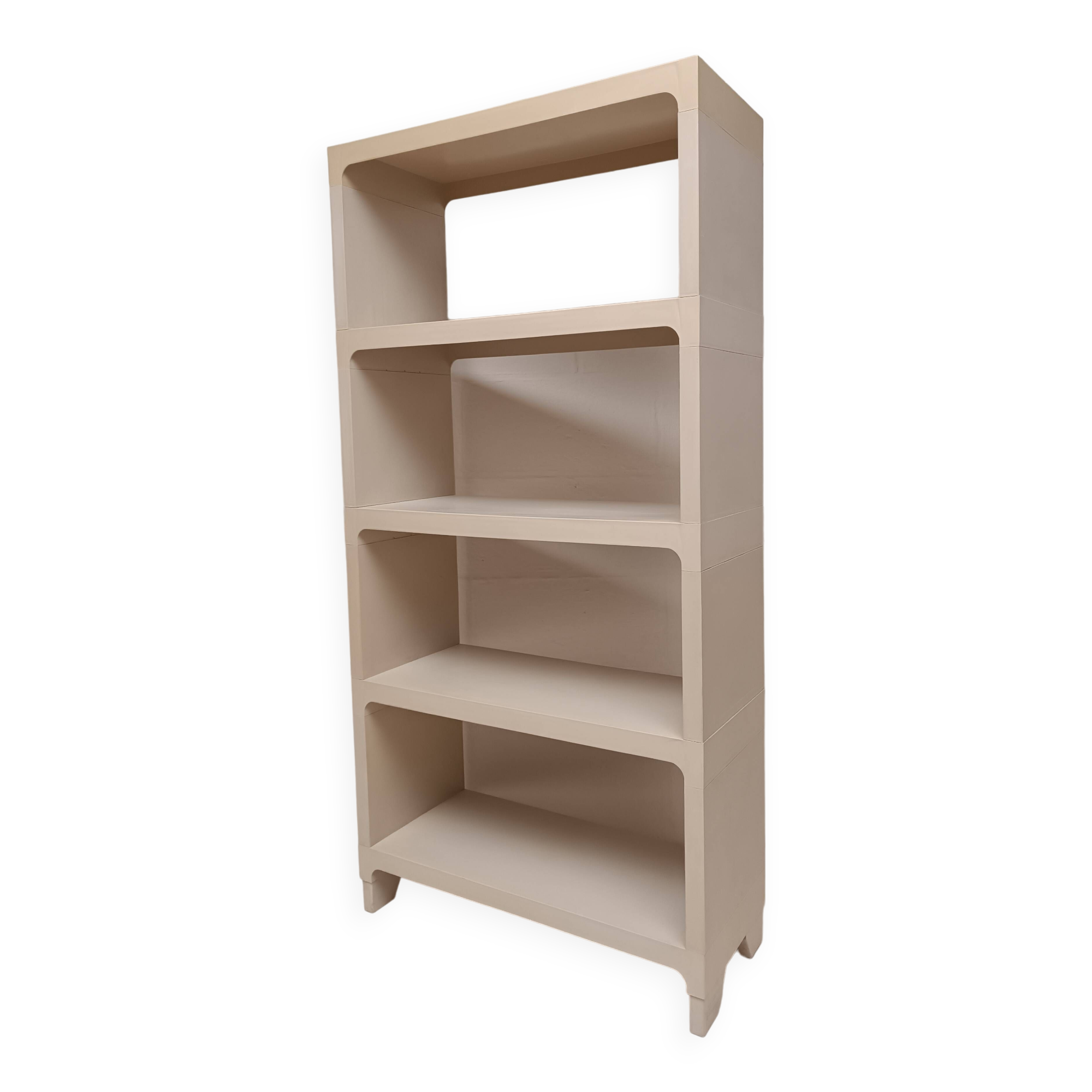 Macaple France 1980 PVC modular shelf